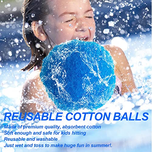 84 Pcs Reusable Water Balls, Reusable Water Balloons for Outdoor Toys and Games, Water Toys for Kids and Adults Boys and Girls - Summer Toys Ball for Pool and Backyard Fun