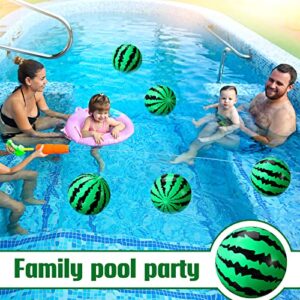 Lenwen 10 Pcs Pool Toys 14 Inch Large Inflatable Beach Ball with Inflator for Kids Adult Teen Summer Vacation Fun Swimming Pool Water Games Party Supplies