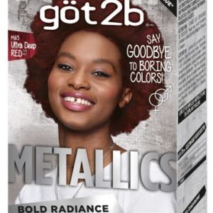 Got2b Metallics Permanent Hair Color, Deep Red