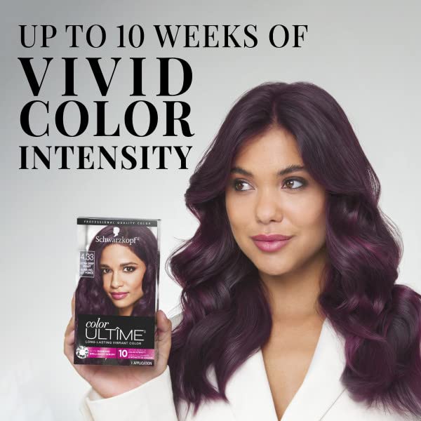 Schwarzkopf Color Ultime Hair Color Cream, 4.33 Ultra Deep Violet