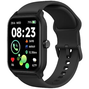 Smart Watch for Men Women (Answer/Make Call), 1.8" Touch Screen Activity Trackers for Android iPhone Compatible with Alexa Built in, Fitness Heart Rate Blood Oxygen Sleep Monitor, IP68 Waterproof