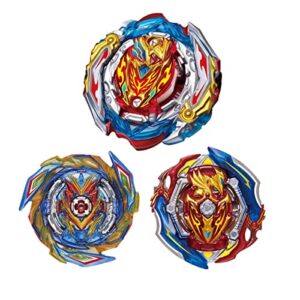 3-piece bey battling burst tops b-201 zest achilles b-150 union achilles b-163 brave valkyrie bayblade pro series set combat battling game for kids children birthday party idea