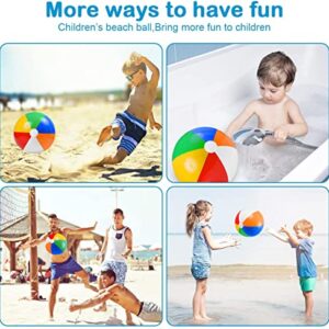 Cedtioaus Beach Ball, 12 Pcs Beach Balls Bulk, 12" Inflatable Beach Ball for Kids, Pool Party Decorations, Beach Toys for Summer Water Games