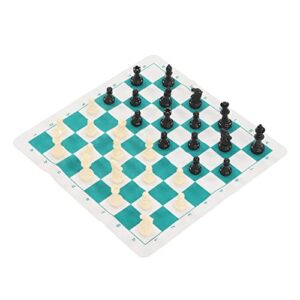 yyqtgg travel chess set, light rollable roll up chess board set for picnic for travel for children(wang gao 65mm)