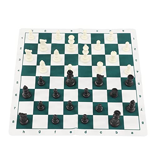 Emoshayoga Roll Up Chess Board Set, Entertainment Game Travel Chess Set Rollable Foldable for Picnic for Family Gatherings(Wang Gao 95MM)