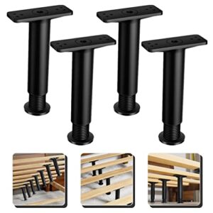 Angoily Beds Bed Frames 4pcs Adjustable Metal Bed Frame Support Legs for King Bed Sofa Table Furniture Cabinet Replacement Parts 13cm-22cm Bed Risers Bed Risers Bed Risers Bed Risers Bed Risers