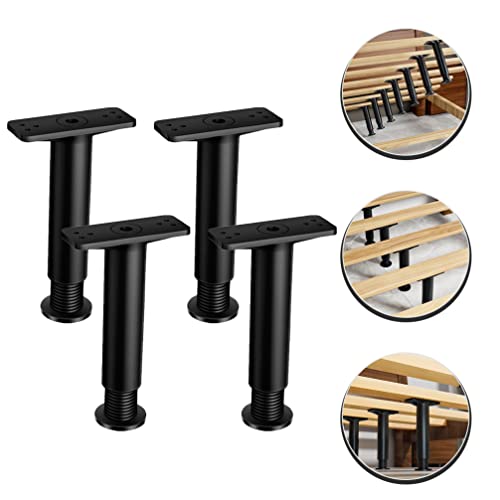 Angoily Beds Bed Frames 4pcs Adjustable Metal Bed Frame Support Legs for King Bed Sofa Table Furniture Cabinet Replacement Parts 13cm-22cm Bed Risers Bed Risers Bed Risers Bed Risers Bed Risers