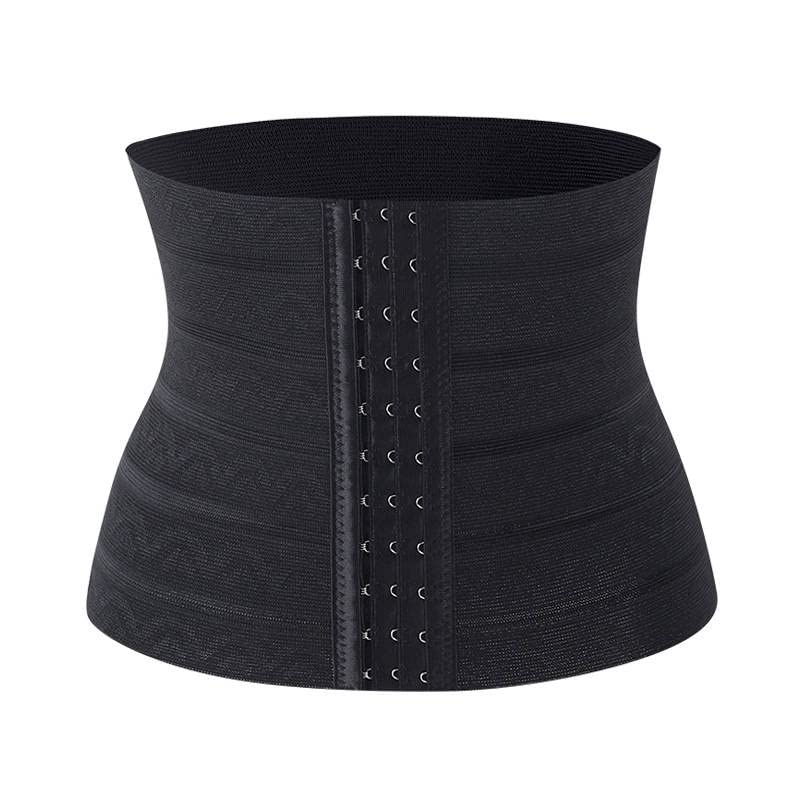 Waist Trainer for Women - Tummy Control Shapewear Girdle Belt, Body Shaper Waist Cincher Control Corset | weight loss (Medium) Black