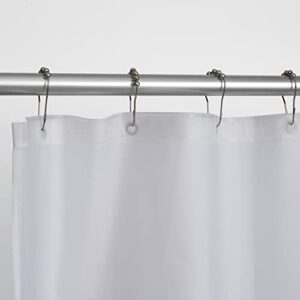 Clorox Treated Premium Frosted Shower Curtain Liner 70"x72" with Weighted Magnetic Hem, Lightweight Waterproof PEVA for Bathroom Tubs and Stalls, Machine Washable