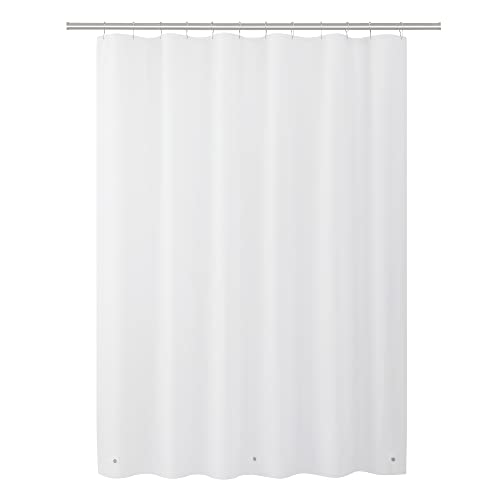 Clorox Treated Premium Frosted Shower Curtain Liner 70"x72" with Weighted Magnetic Hem, Lightweight Waterproof PEVA for Bathroom Tubs and Stalls, Machine Washable