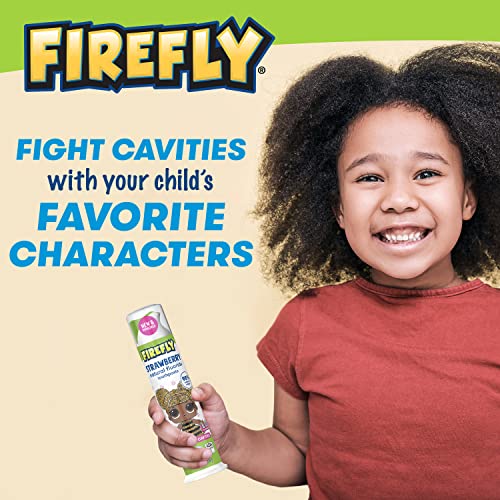 Firefly Kids' Anti-Cavity Natural Fluoride Toothpaste, L.O.L. Surprise!, ADA Accepted, Strawberry Flavor, 4.2 Ounce