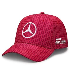 Mercedes AMG Petronas Formula One Team - 2023 Lewis Hamilton Driver Hat - Apple Red - Unisex - Size: One Size