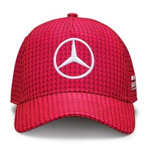 Mercedes AMG Petronas Formula One Team - 2023 Lewis Hamilton Driver Hat - Apple Red - Unisex - Size: One Size