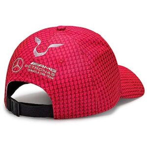 Mercedes AMG Petronas Formula One Team - 2023 Lewis Hamilton Driver Hat - Apple Red - Unisex - Size: One Size