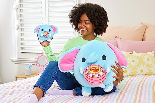 Snackles (Reese's Pieces) Axolotl Super Sized 14 inch Plush by ZURU, Ultra Soft Plush, Collectible Plush with Real Licensed Brands, Stuffed Animal