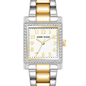 Anne Klein Women's Premium Crystal Accented Bracelet Watch