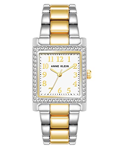 Anne Klein Women's Premium Crystal Accented Bracelet Watch