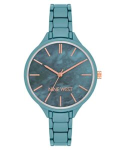 nine west women's rubberized bracelet watch, nw/2856