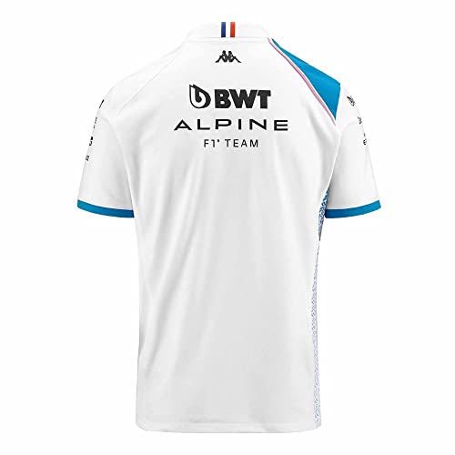 Alpine Racing F1 2023 Men's Team Polo Shirt White