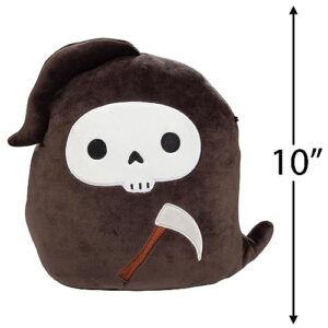 Squishmallows 10" Otto The Grim Reaper - Officially Licensed Kellytoy Halloween Plush - Collectible Soft & Squishy Stuffed Animal Toy - Add to Your Squad - Gift for Kids, Girls & Boys - 10 Inch