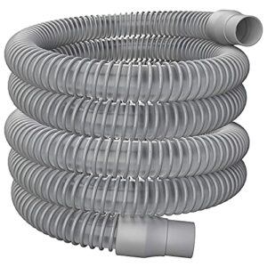 resplabs hose - 6 feet gray hose - universal tube compatible with all resmed and philips respironics machines - 1 pack