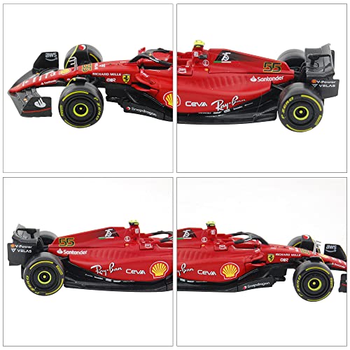 Bburago Ferrarii F1-75#55 Sebastian Vettel 2022 1/43 Diecast Model Car 36832
