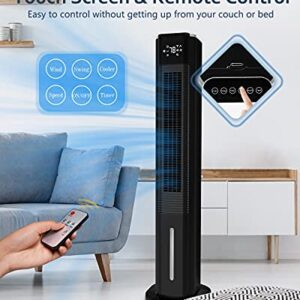 Evaporative Air Cooler, 3-IN-1 Multifunctional Air Cooler Fan, Air Cooler for Room, 4 Modes, 12H Timer, 90° Oscillation, 1.3 Gal Water Tank, Remote Control, 4 Ice Packs, 42" for Room Home Office