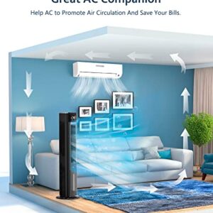 Evaporative Air Cooler, 3-IN-1 Multifunctional Air Cooler Fan, Air Cooler for Room, 4 Modes, 12H Timer, 90° Oscillation, 1.3 Gal Water Tank, Remote Control, 4 Ice Packs, 42" for Room Home Office