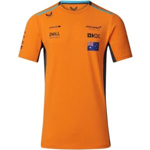 mclaren f1 men's 2023 oscar piastri team replica set up t-shirt