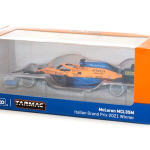 McLaren MCL35M #3 Daniel Ricciardo Winner Formula One F1 Italian GP (2021) "Global64 Series 1/64 Diecast Model Car by Tarmac Works T64G-F040-DR2