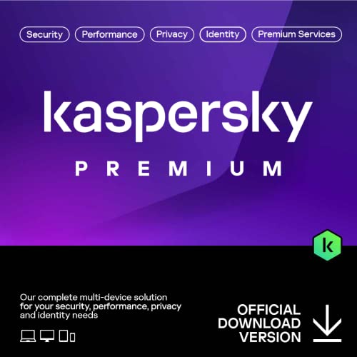 Kaspersky Premium Total Security 2023 | 10 Devices | 3 Years | Anti-Phishing and Firewall | Unlimited VPN | Password Manager | Parental Controls | 24/7 Support | PC/Mac/Mobile | Online Code