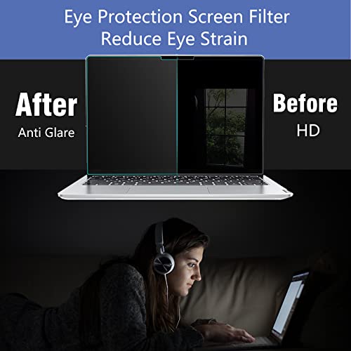 2 PCS Anti Blue Light Screen Protector for 17.3" HP Laptop/HP Envy 17/HP Pavilion 17/HP Omen 17, HP 17t 17z 17-by 17-ca 17-cn 17-cp 17t-ch 17t-cr 17-an 17-cb 17-ck Eye Protection Screen Filter