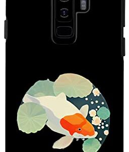 Galaxy S9+ koi carp close up lilly pad japanese culture lotus flower Case