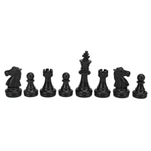 Asixxsix International Standard Chess Game Set, 2 in 1 Board Games Folding Roll Up Chess Game Set Competition Large Plastic Chess Set with Chessboard and Storage Bag for Kids and Adults