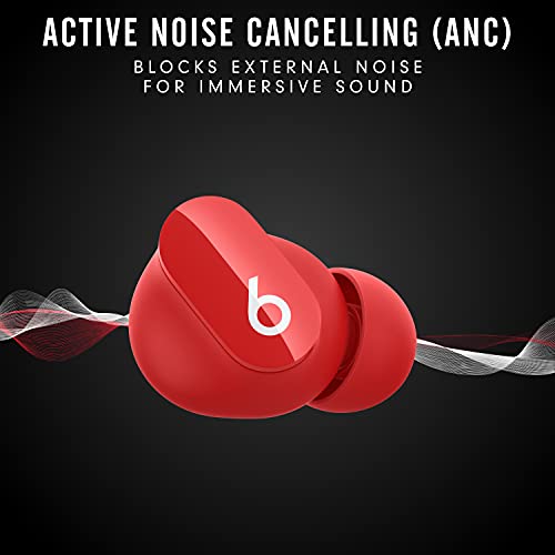 Beats Studio Buds - True Wireless Noise Cancelling Earphones - Beats Red (Renewed Premium)