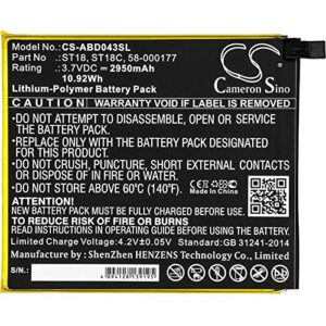 Atamarie 2950mAh Compatible with Battery B01GEW27DA, K Fire 7", K Fire 7th Generation 201, SR043KL, SR04KL