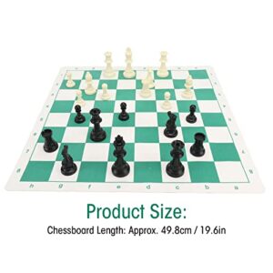 Portable Chess Checkers Set, 2 in 1 Travel Board Games Folding Roll Up Board Travel Chess Checkers Games Set with Zipper Storage Bag Beginner Chess Set for Kids and Adults