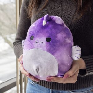 Squishmallows 8" Easton The Anglerfish - Officially Licensed Kellytoy Plush - Collectible Soft & Squishy Fish Stuffed Animal Toy - Add to Your Squad - Gift for Kids, Girls & Boys - 8 Inch