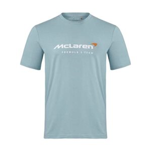 mclaren f1 men's core essentials logo t-shirt blue