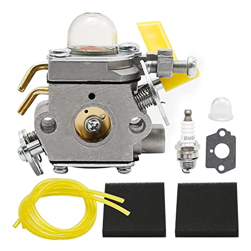 Zreneyfex Carburetor with Air Filter Tune Up Kit Replacement for Ryobi EX26 SS26 SS30 Homelite 308054015 308054028 308054034 309368003 985624001 25cc 26cc 30cc Trimmer Leaf Blower