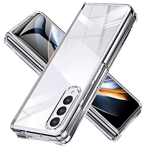 RLUYIDIKS for Samsung Galaxy Z Fold3 Case,Slim Hard PC Clear Protective Case,Wireless Charging Compatible 7.6inch Lightweight Slim Protective Case for Samsung Galaxy Z Fold 3 5G,Clear RUS02-08 CP