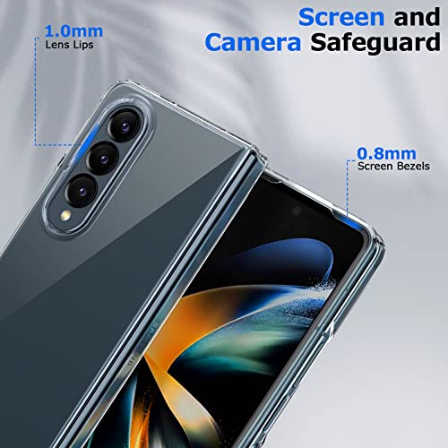 RLUYIDIKS for Samsung Galaxy Z Fold3 Case,Slim Hard PC Clear Protective Case,Wireless Charging Compatible 7.6inch Lightweight Slim Protective Case for Samsung Galaxy Z Fold 3 5G,Clear RUS02-08 CP