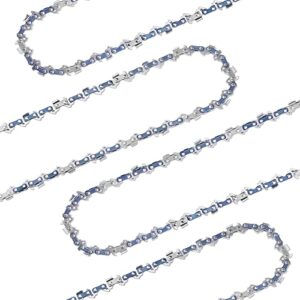 4 pack 14 inch chainsaw chain 3/8" lp pitch .050'' gauge 52 drive links fits craftsman, echo, poulan, ryobi and more