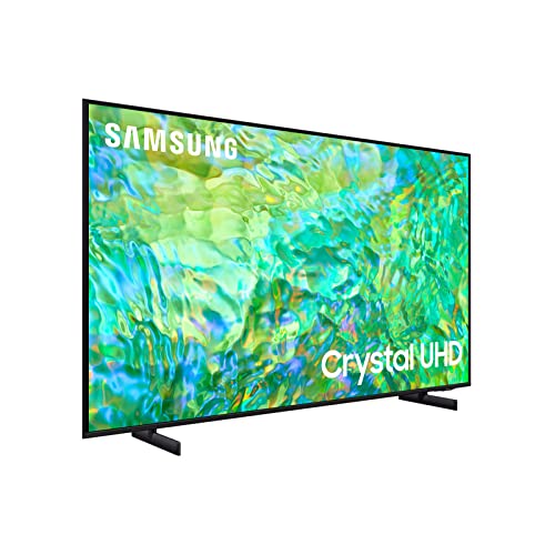 SAMSUNG 55-Inch Class Crystal UHD 4K CU8000 Series PurColor, Object Tracking Sound Lite, Q-Symphony, Motion Xcelerator, Ultra Slim, Solar Remote, Smart TV with Alexa Built-in (UN55CU8000, 2023 Model)