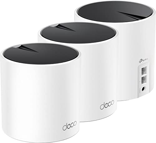 TP-Link - Deco X25 AX1800 Dual-Band Whole Home Mesh Wi-Fi 6 System (3-Pack) - White (Renewed)