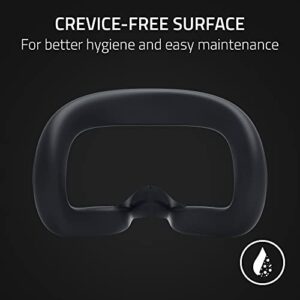 Razer VR Facial Interface for Meta Quest 2: Ultra-Thin Texture - Universal Silicone Cushion w/ Cooling Vents - Light-Blocking Design - Long Lasting Support and Comfort - Contoured 3D Profile