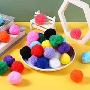 Honoson 320 Pcs Reusable Water Balls Cotton 2 Inch Outdoor Toy Colorful Fun Outdoor Water Toys, Summer Activities for Pool and Backyard Little Teens Water Fight Beach Games