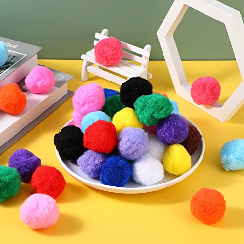 Honoson 320 Pcs Reusable Water Balls Cotton 2 Inch Outdoor Toy Colorful Fun Outdoor Water Toys, Summer Activities for Pool and Backyard Little Teens Water Fight Beach Games