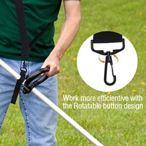 Trimmer Strap for Weed Eater Strap, Trimmer Shoulder Strap Harness, Adapter Attachment Strap for Weedeater Leaf Blower, Weed Wacker Strap Compatible with String Trimmer Multi Head System and All Types