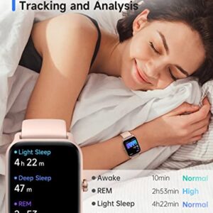 TOOBUR Smart Watch for Women Alexa Built-in, 1.8" IP68 Waterproof Fitness Tracker with Heart Rate/Blood Oxygen/Sleep Tracker/100+ Sport Modes/Answer & Make Calls, Fitness Watch Android iOS Compatible